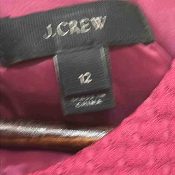 J. Crew Red Portfolio Dress. Size 12. - Picture 2 of 4